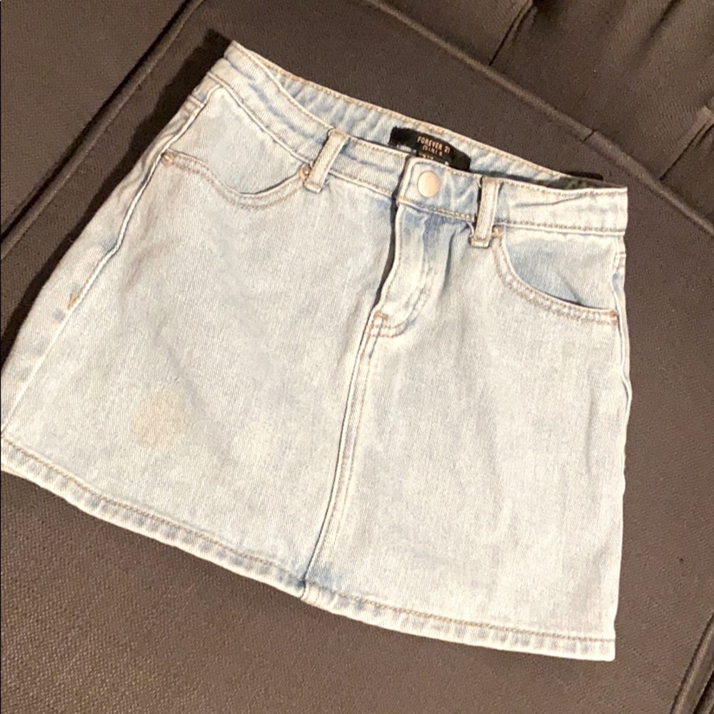 Forever 21 Denim Skirt Size 7/8 Girls